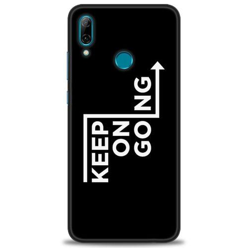 Huawei P Smart 2019 Kılıf HD Baskılı Kılıf - Keep On Going + Tam Ekran Koruyucu