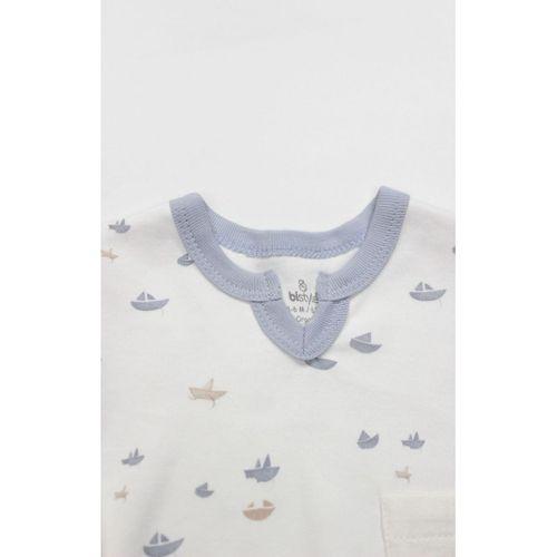 Bistyle Bistyle 2li Takım Little Boats 14127 Ekru