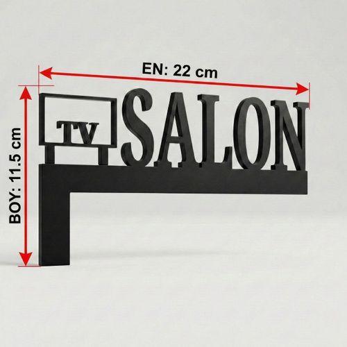 TV Salon Yazılı Kapı Üstü Dekor