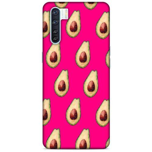 Oppo A91 Uyumlu Kılıf Pembe Delisi (24) Darbe Emici Kılıf Avokado