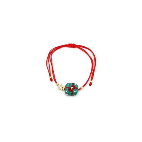 Murano Cam Yeni Yıl Bileklik - Kırmızı