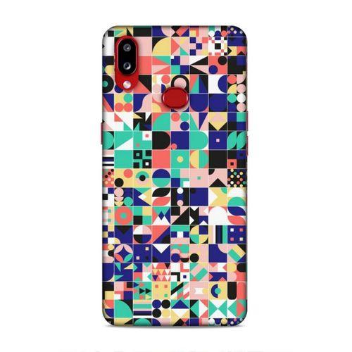 Samsung Galaxy A10s Uyumlu Kılıf Insomnia (40) Fit Silikon Kılıf Minik Kareler