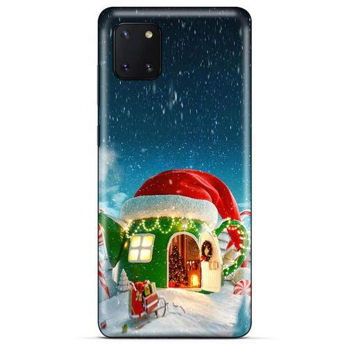 Huawei Y5P Kılıf Snowix (2) Kabı Yeşil Kırmızı