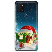 Huawei Y5P Kılıf Snowix (2) Kabı Yeşil Kırmızı