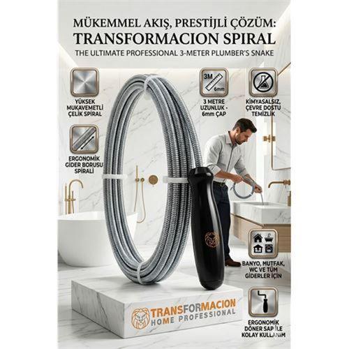 Profesyonel Gider Açıcı Spiral Çelik 3 Metre 723030