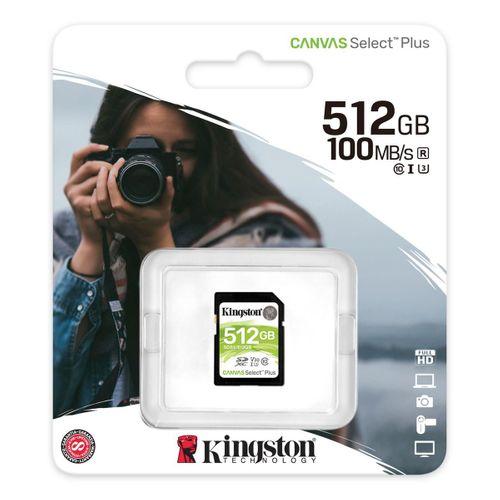 Kingston Sds3-64gb 64gb Sdxc Canvas Select Plus Gen3 100mb-s C10 Uhs-ı U1 V10 Hafıza Kartı