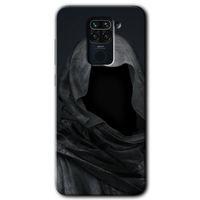 MRCİLETİSİM Xiaomi Redmi Note 9 Kılıf HD Desen Baskılı Arka Kapak + Temperli Cam - Death