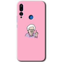 Huawei Y9 Prime 2019 Kılıf Baskılı Kapak - Bad Grandmother +Tam Ekran Koruyucu