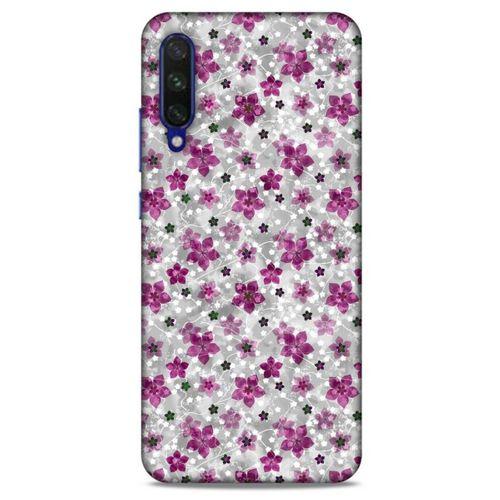 Xiaomi Mi A3 Uyumlu Kılıf Pembe Delisi (6) Silikon Kılıf Çiçek