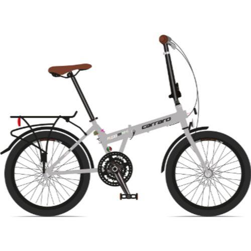 Carraro Flexi 121 D Katlanır Bisiklet Gri Siyah