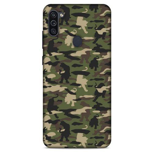 Kamuflaj 85 Samsung Galaxy M11 Kılıf Silikon Kapak