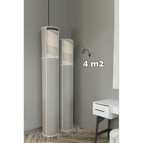 Hava Geçiren Pvc Pencereli , Kapasiteli, Toz Ve Nem Koruyucu Halı Kılıfı Hurcu – 4 M²