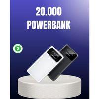 Akıllı Lcd Ekranlı 20.000mah Powerbank Pd + Usb + Type-c