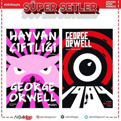 Can Yayınları George Orwell Hayvan Çiftliği ve 1984 Seti 2 Kitap