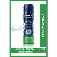 Nivea Nivea Men Fresh Sensation Sprey Deodorant 150 Ml,72 Saat Anti-perspirant Koruma,uzun Süren Ferahlık