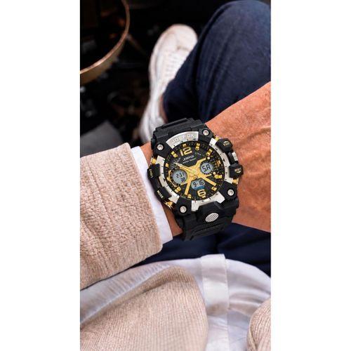 Joefox Digital Ve Analog 2 Yıl Garantili Kronmetre+Takvim+Alarm+Aydınlatma Erkek Kol Saati JOE.Y4