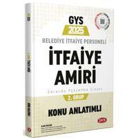 2025 Belediye İtfaiye Personeli İtfaiye Amiri 2. Grup GYS Konu Anlatımlı Data Yayınları