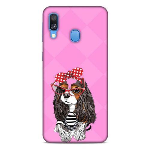Animax Kurdelalı Spaniel Samsung Galaxy A40 Kılıf Desenli Silikon