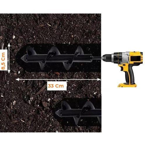 Zhltools Matkap Ucu Burgu Aparatı Toprak Delici Gübre Tohum Karıştırıcı Bitki Fide Fidan Ekimi