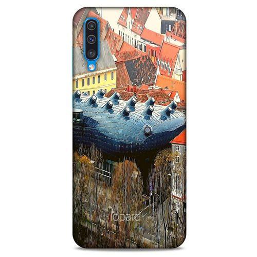 Samsung Galaxy A50 Kılıf Dünya Mimarisi (32) Soft Silikon Kılıf Kunsthaus Müzesi Avusturya