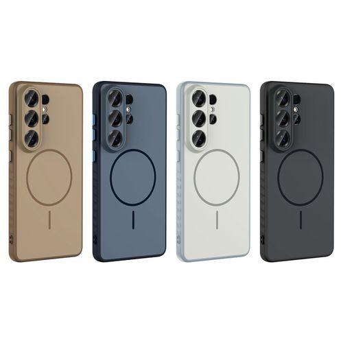 Galaxy S26 Ultra Kılıf M-safe Şarj Özellikli Zore Tea Kapak