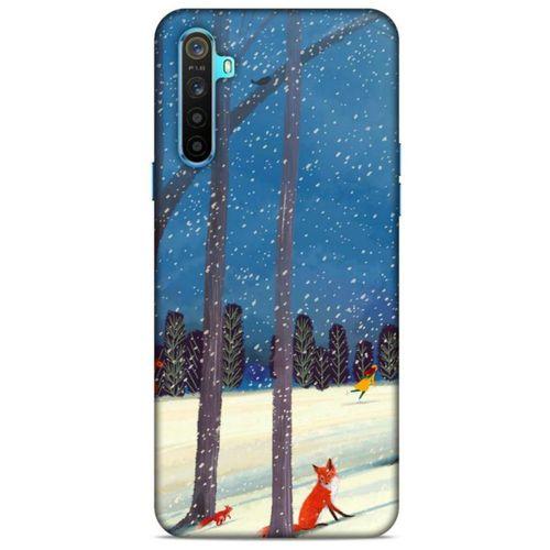 Oppo Realme 6i Kılıf Snowix (45) Liquid Air Kılıf Turuncu Mavi