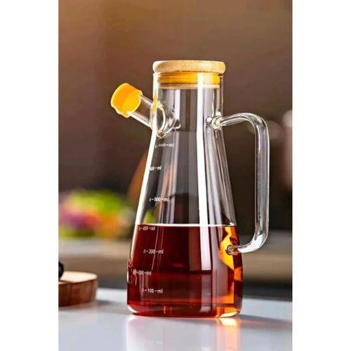 Standlı 2'li Cam Yağdanlık