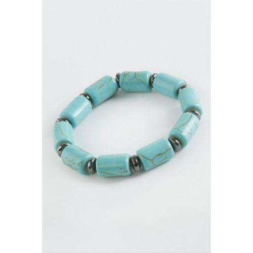 Çocuk Turkuaz Doğaltaş Bileklik 6 mm