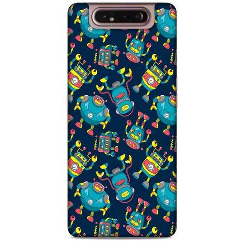 Retro (9) Desen Kılıf Renkli Samsung Galaxy A80 Kılıf