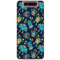 Retro (9) Desen Kılıf Renkli Samsung Galaxy A80 Kılıf