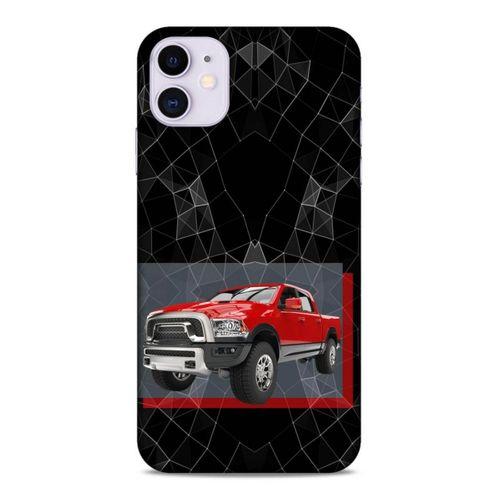 Lopard Apple Iphone 11 Uyumlu Kılıf PickUpX (7) Telefon Kılıfı Ateş Kırmızı