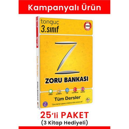 3. Sınıf Tüm Dersler Zoru Bankası 25' li Paket(3 Kitap Hediyeli)