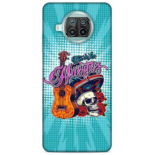 Lopard Xiaomi Mi 10T Lite 5G Uyumlu Kılıf Tattoo's (34) Slim Armor Kılıf İskelet & Gitar