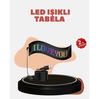 Kayan Yazı Destekli Rgb Led Reklam Paneli Usb İle Kolay Kurulumlu