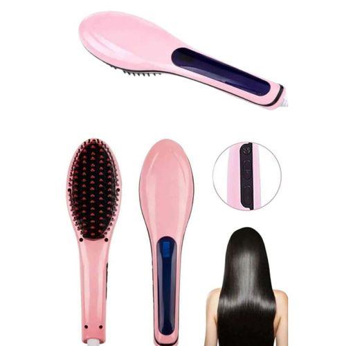 Saç Fırça Akıllı Lcd Ekran Pratik Saç Düzleştirici Tarak Pratik Taşınabilir