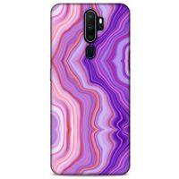 Mermer Desenli (46) Tema Core Armor Kılıf Lavanta Oppo A9 2020 Kılıf