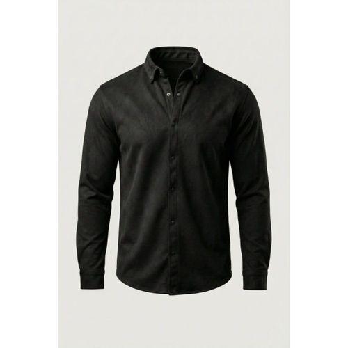 Erkek Uzun Kollu Süet Gömlek