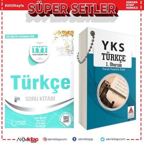 Palme Yayınevi TYT Türkçe Soru Kitabı ve Delte Kartı Seti 2 Kitap