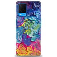 Oppo A54 Kılıf HD Baskılı Kılıf - Colors + Tam Ekran Koruyucu