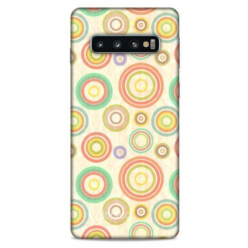 Samsung Galaxy S10 Kılıf Pastel Renkler (29) Arka Koruma Kılıfı Kırmızı Yeşil