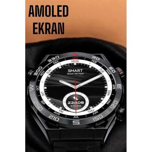 Akıllı Saat Yeni Nesil 2024 Model Metal Kordonlu Bluetooth Bağlantılı