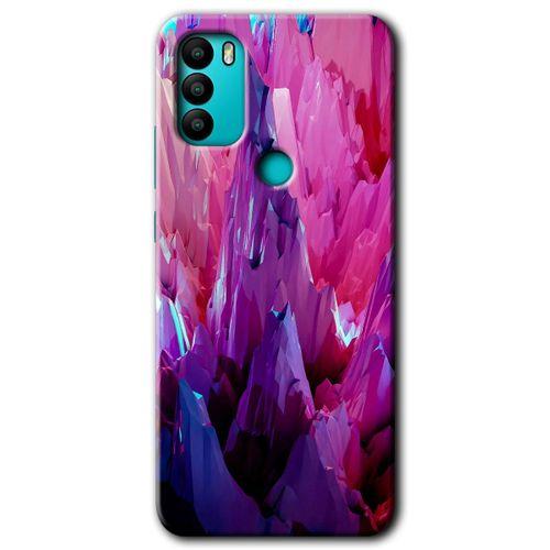 GM 21 Plus Kılıf HD Desen Baskılı Arka Kapak - Abstraction Sharp + Kırılmaz Cam