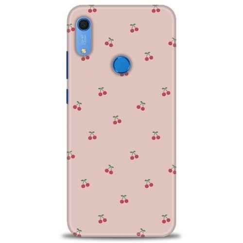 Huawei Y6S Kılıf HD Baskılı Kılıf - Kirazlar + Tam Ekran Koruyucu