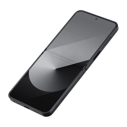 Galaxy Z Flip 6 Kılıf M-safe Şarj Özellikli 600D Aramid Fiber Pitaka Ultra-Slim Classic Serisi Black-Grey Twill Kapak