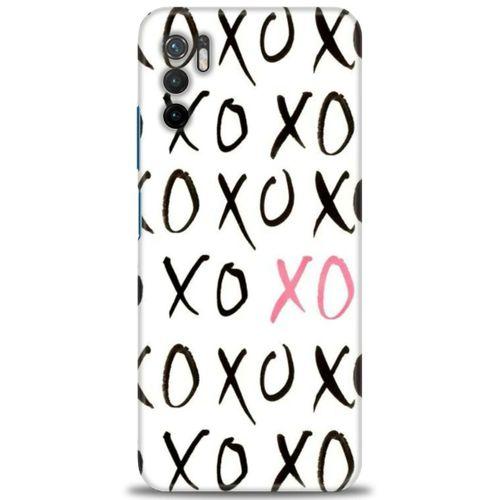 Xiaomi Poco M3 Pro Kılıf HD Baskılı Kılıf - XOXO + Tam Ekran Koruyucu