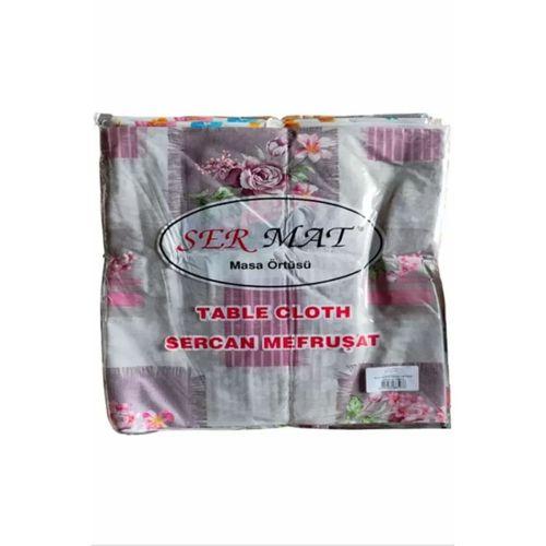 100X140 Sermat Masa Örtüsü Masalık Hazır Düz Kesim Royaleks-MH136