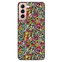 Lopard Samsung Galaxy S21 Uyumlu Kılıf Graffitix (46) Core Armor Kılıf