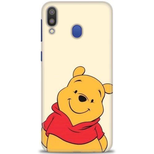 Samsung Galaxy M20 Kılıf HD Baskılı Kılıf - Winnie the Pooh + Tam Ekran Koruyucu