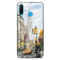 Cityx (3) Huawei P30 Lite Kılıf Silikon Kapak Desenli