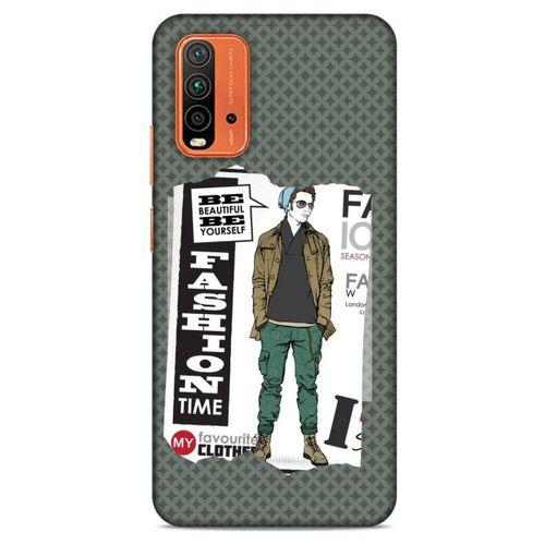 Lopard Xiaomi Redmi Note 9 4g Uyumlu Kılıf Sokak Modası (33) Hybrid Kılıf